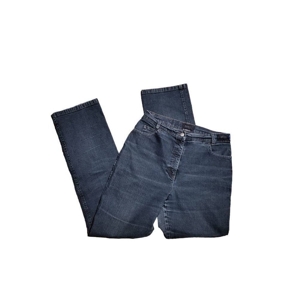 Brax Winner Straight Leg High Rise Jeans Blue Women's 8